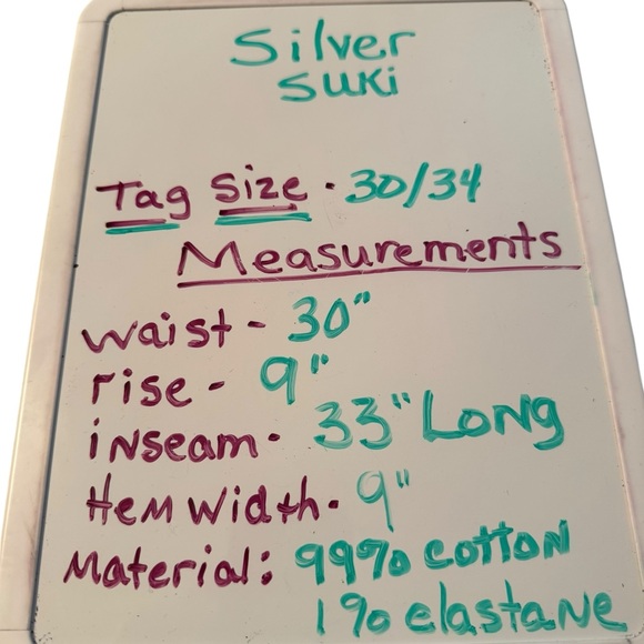 Women’s Silver Jeans Suki Bootcut Medium Wash Stretch Denim Western 30x33 - Picture 10 of 10